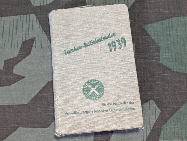 Taschennotizbuch 1939
