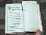Taschennotizbuch 1939