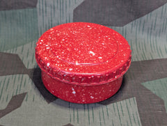 Red Speckled Butter Dish