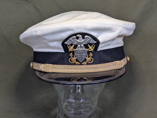 US Navy Visor Hat (Size 7 1/4)