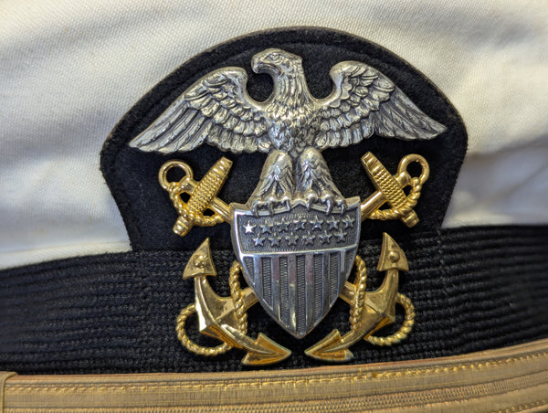 US Navy Visor Hat (Size 7 1/4)