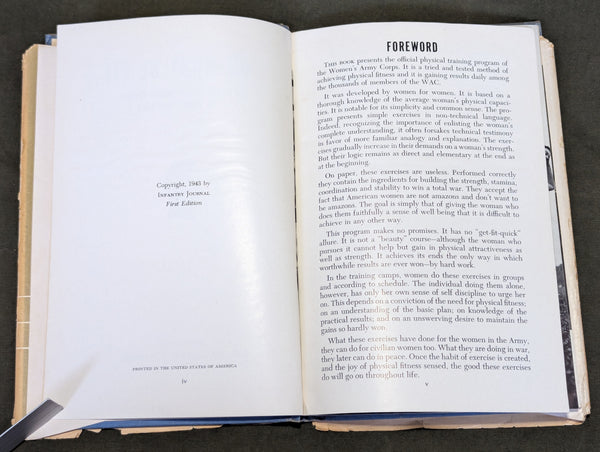 "You Must Be Fit" WAC Physical Training Book 1943