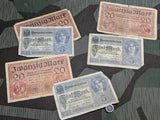 WWI Darlehnkassenschein 20 & 5 Mark Notes (Set of 2)