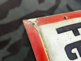 Feuermeldestelle Fire Alarm Station Enamel Sign