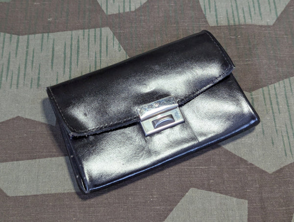 German Black Wallet with Coin Purse NOS