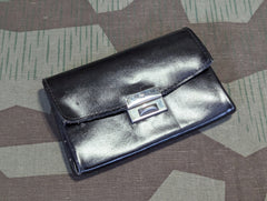 German Black Wallet with Coin Purse NOS