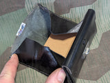 German Black Wallet with Coin Purse NOS