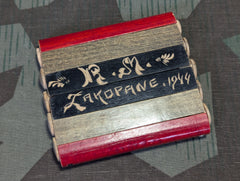 Zakopane 1944 Trench Art Cigarette Case SS