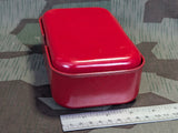 Red Bakelite Bread Container