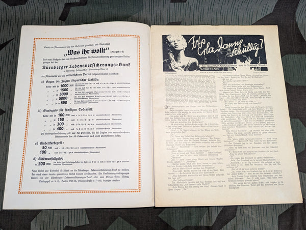 Was Ihr Wollt Magazine Heft 3 January 30 1937