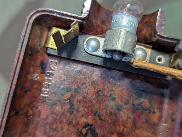 Bakelite Zeiler Flashlight For Bakelite Lantern WORKS