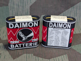 Reproduction 4.5v German Flashlight Battery (Refillable)