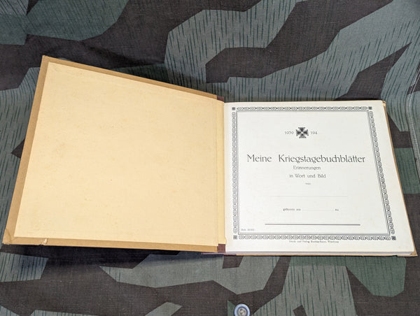 Kriegstagebuchblätter War Diary