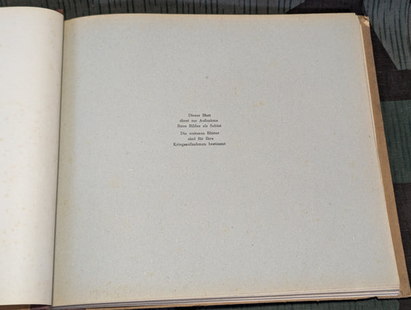 Kriegstagebuchblätter War Diary