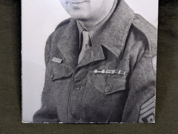 9th Air Corps Man in British Tunic Photo