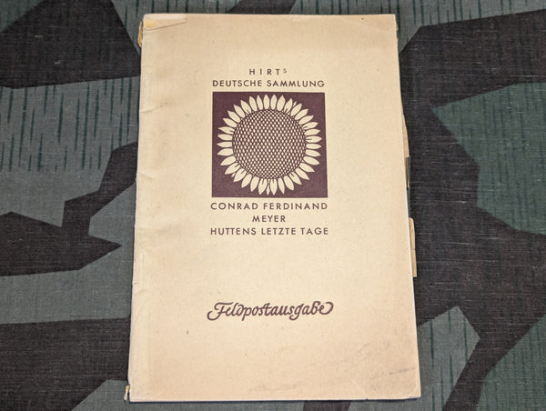 Feldpostausgabe 1944 Book Huttens Letzte Tage