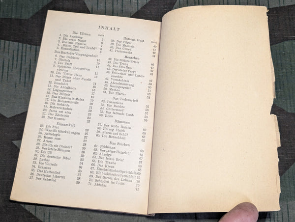 Feldpostausgabe 1944 Book Huttens Letzte Tage