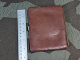 Leather Cigar Case with Metal Frame