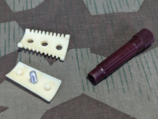 Bakelite Brown and White Safety Razor