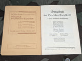 German Shorthand Exercise Book 1940