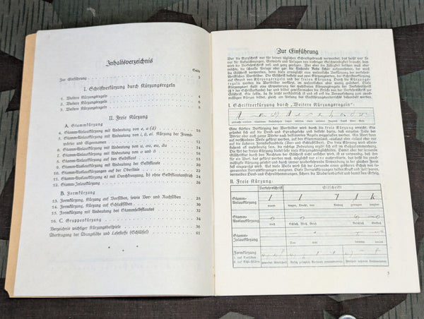 German Shorthand Exercise Book 1940