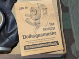 VM40 Volksgasmaske Luftschutz Women's Gas Mask in Box