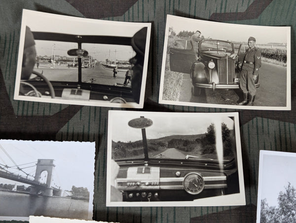 Lot of 40 German Soldiers in Paris Photos (Luftwaffe & Helferin)