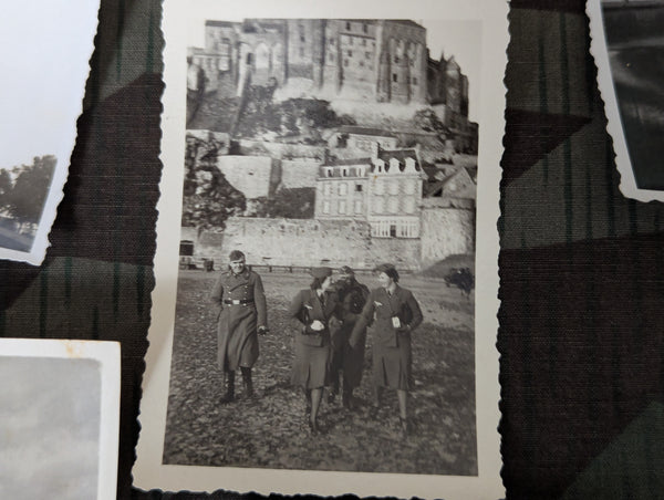 Lot of 40 German Soldiers in Paris Photos (Luftwaffe & Helferin)