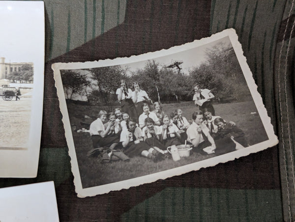 Lot of 40 German Soldiers in Paris Photos (Luftwaffe & Helferin)