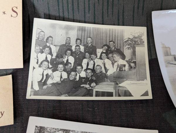Lot of 40 German Soldiers in Paris Photos (Luftwaffe & Helferin)