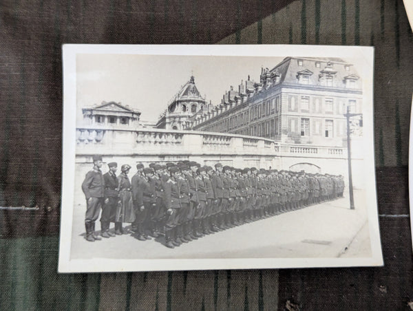Lot of 40 German Soldiers in Paris Photos (Luftwaffe & Helferin)