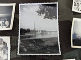 Lot of 40 German Soldiers in Paris Photos (Luftwaffe & Helferin)