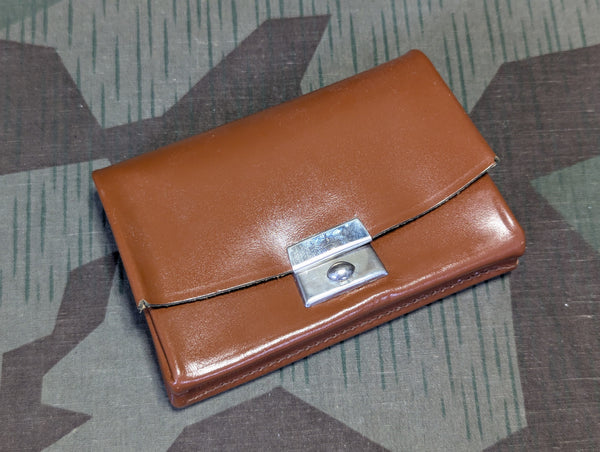 German Brown Wallet with Coin Purse NOS