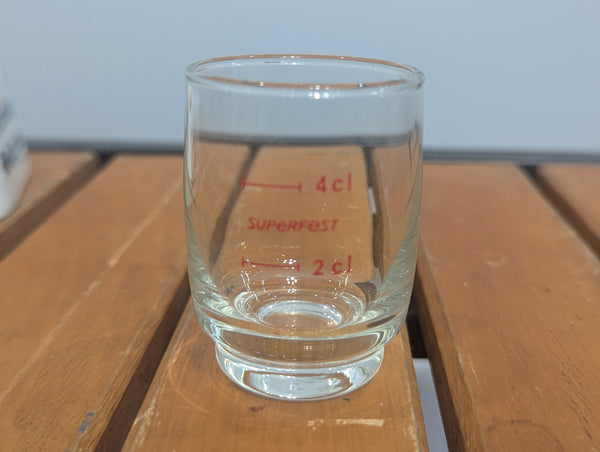 Superfest Small Shot Glass 2cl 4cl