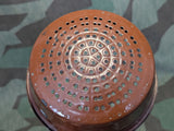 Enameled Gas Mask Filter Colander Strainer