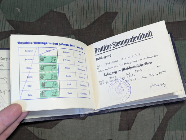 Deutsche Stenografenschaft Ausweiss