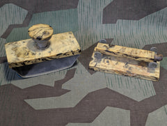 Marble Desk Set Ink Blotter and Wax Seal Handle