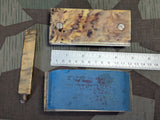 Marble Desk Set Ink Blotter and Wax Seal Handle