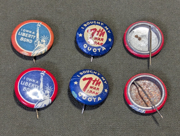 Liberty Loan Lot of 7 Pins