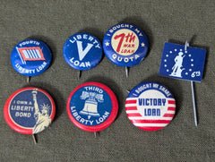 Liberty Loan Lot of 7 Pins