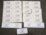 Ration Coupon Full Sheets & Extras Processed Foods