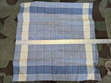Lot of 3 Blue and White Civilian Taschentüch Handkerchiefs