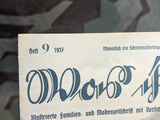 Was Ihr Wollt Magazine Heft 9 1937 (with Dress Pattern)