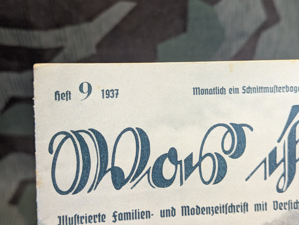 Was Ihr Wollt Magazine Heft 9 1937 (with Dress Pattern)