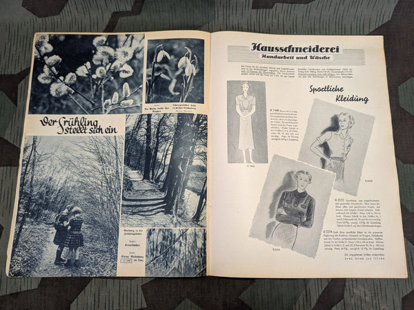 Was Ihr Wollt Magazine Heft 9 1937 (with Dress Pattern)