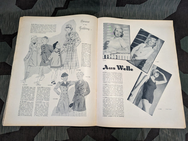 Was Ihr Wollt Magazine Heft 9 1937 (with Dress Pattern)