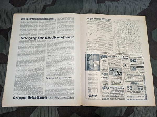 Was Ihr Wollt Magazine Heft 9 1937 (with Dress Pattern)
