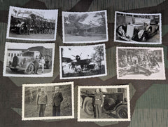 Lot of 8 Photos of Luftwaffe Soldiers, Planes, Vehicles, Etc.