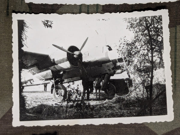 Lot of 8 Photos of Luftwaffe Soldiers, Planes, Vehicles, Etc.