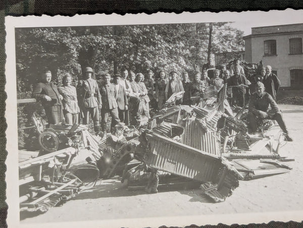Lot of 8 Photos of Luftwaffe Soldiers, Planes, Vehicles, Etc.